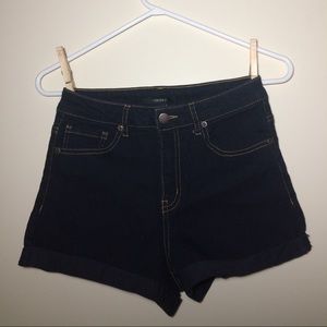 Dark Jean Shorts